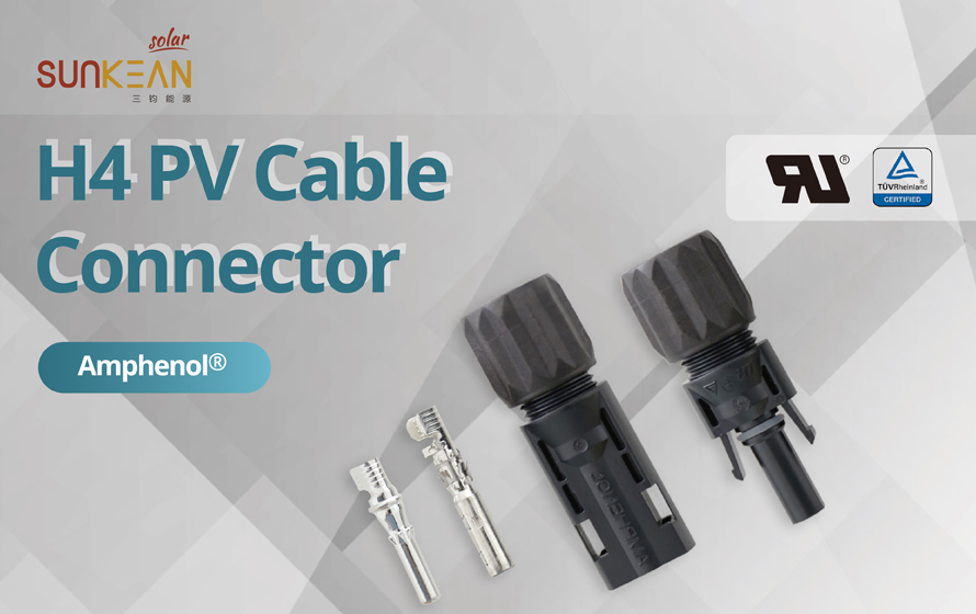 IP68 Waterproof H4 solar connector