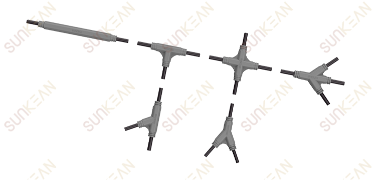 Zonne-PV-kabelbomen voor bedrading van zonnepanelen