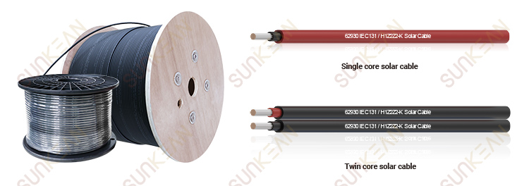 Waterbestendige zonnekabel