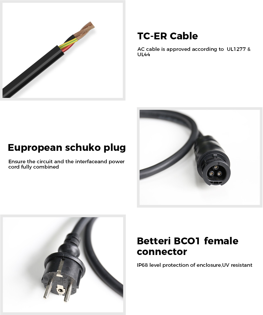 UL1277 TC-ER AC-kabelassemblage UL1277 TC-ER AC-kabelassemblage