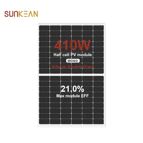 182 410W bifacial mono zonnepaneel
