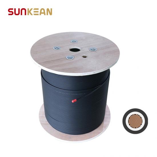 Vertinde koperen PVCQ zonnekabel