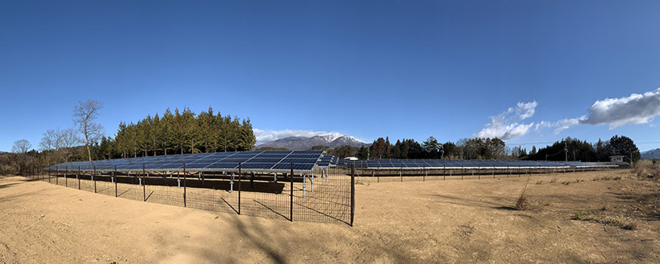  49.5 kw Yamanashi-ken zonne-energiecentrale in japan 2019 